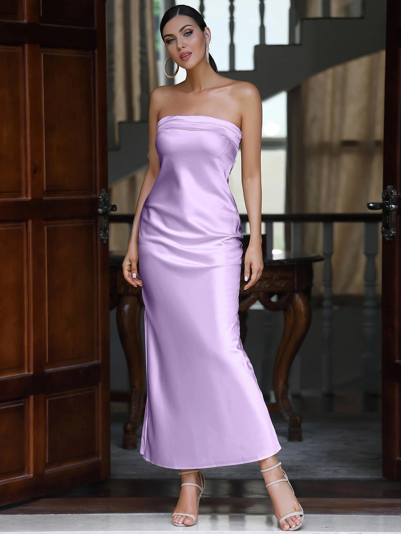 LOVE&LEMONADE Women Plain Simple Daily Tube Dress Wedding Spring - image 7