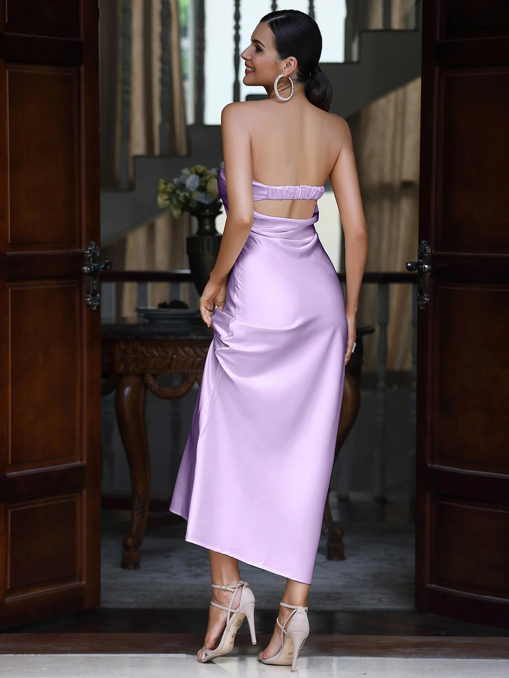 LOVE&LEMONADE Women Plain Simple Daily Tube Dress Wedding Spring - image 8