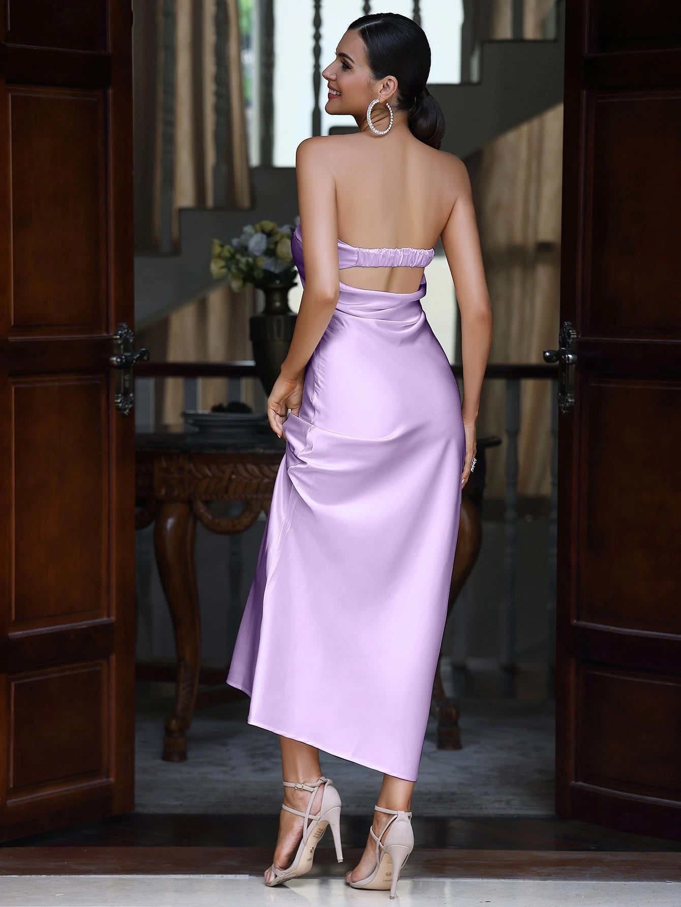 LOVE&LEMONADE Women Plain Simple Daily Tube Dress Wedding Spring - image 8