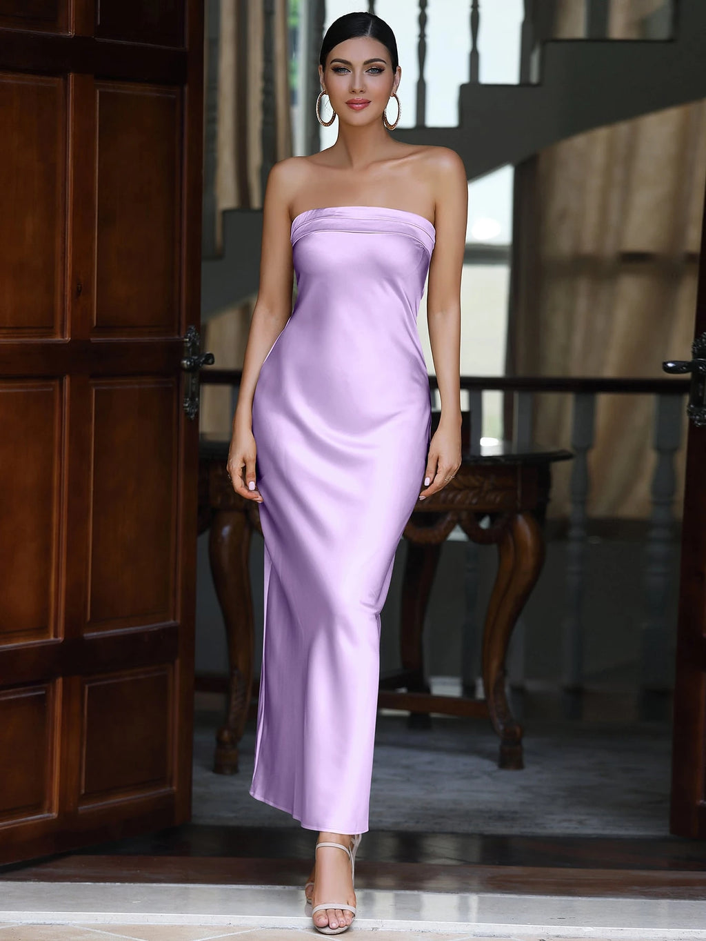 LOVE&LEMONADE Women Plain Simple Daily Tube Dress Wedding Spring - image 9
