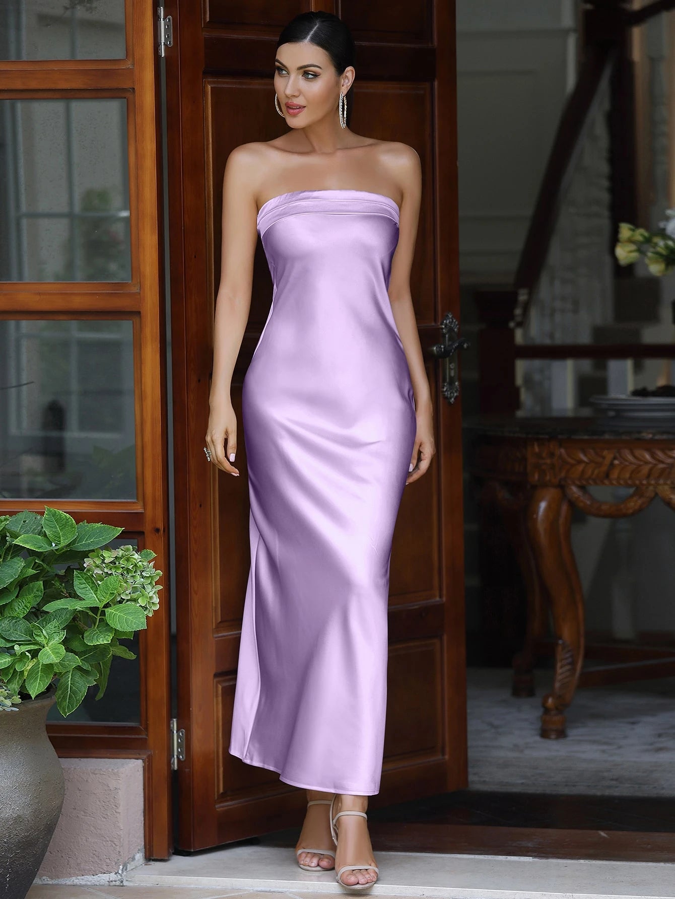 LOVE&LEMONADE Women Plain Simple Daily Tube Dress Wedding Spring - image 10