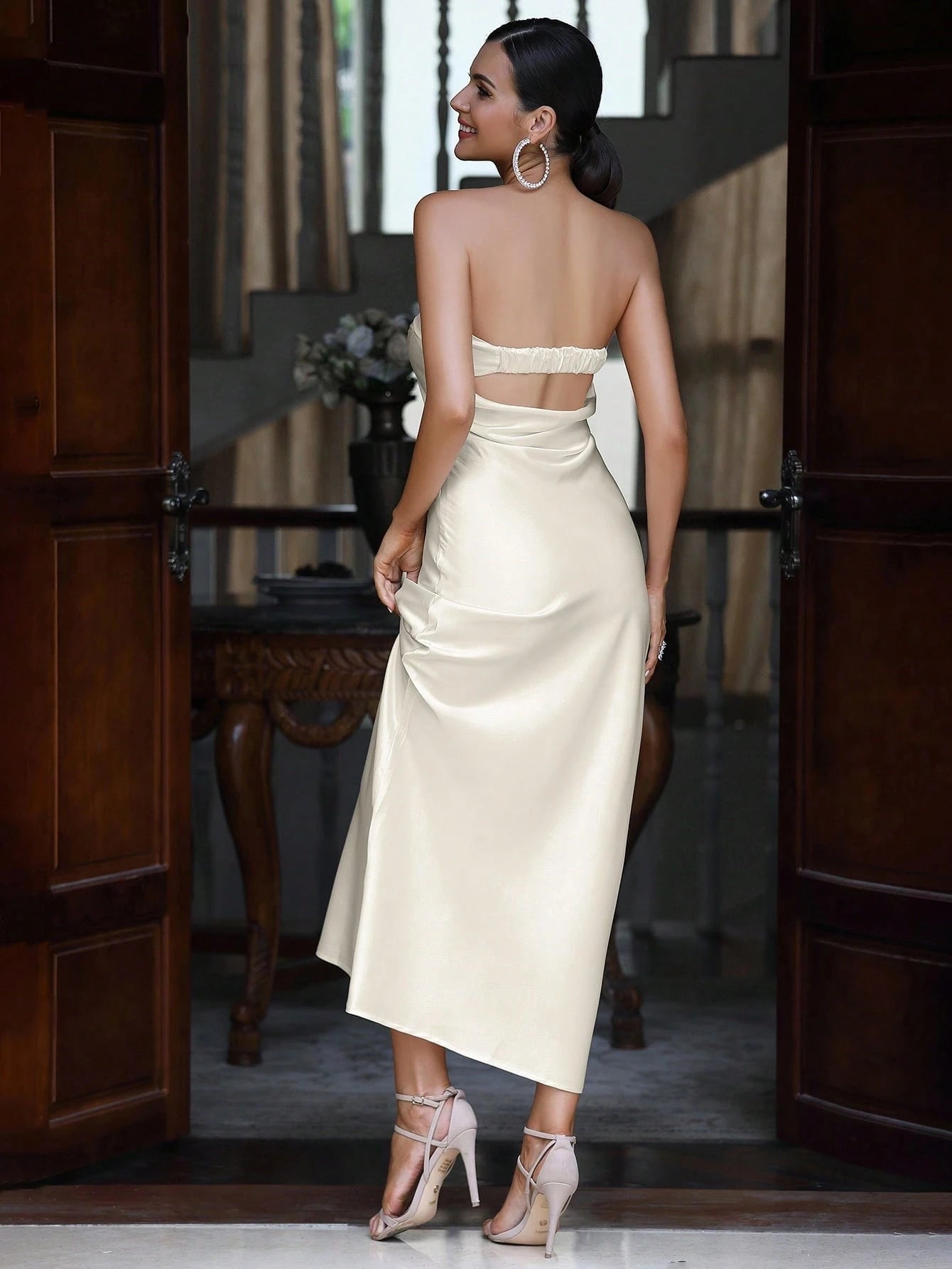 LOVE&LEMONADE Women Plain Simple Daily Tube Dress Wedding Spring - image 18