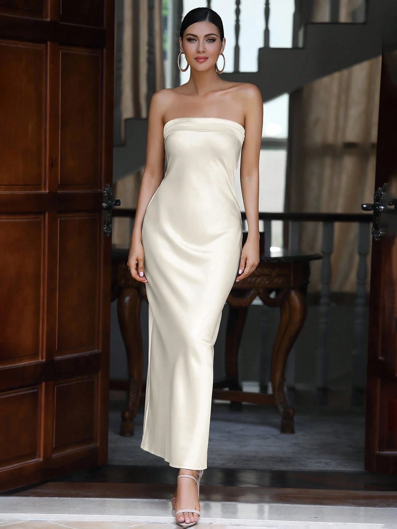 LOVE&LEMONADE Women Plain Simple Daily Tube Dress Wedding Spring - image 20
