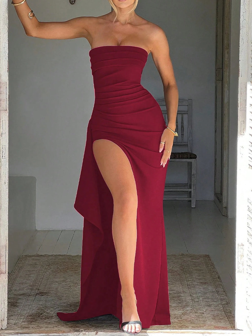 Elegant Backless Chic Wedding Birthday Club Party Dress Sexy Summer Dress For Women