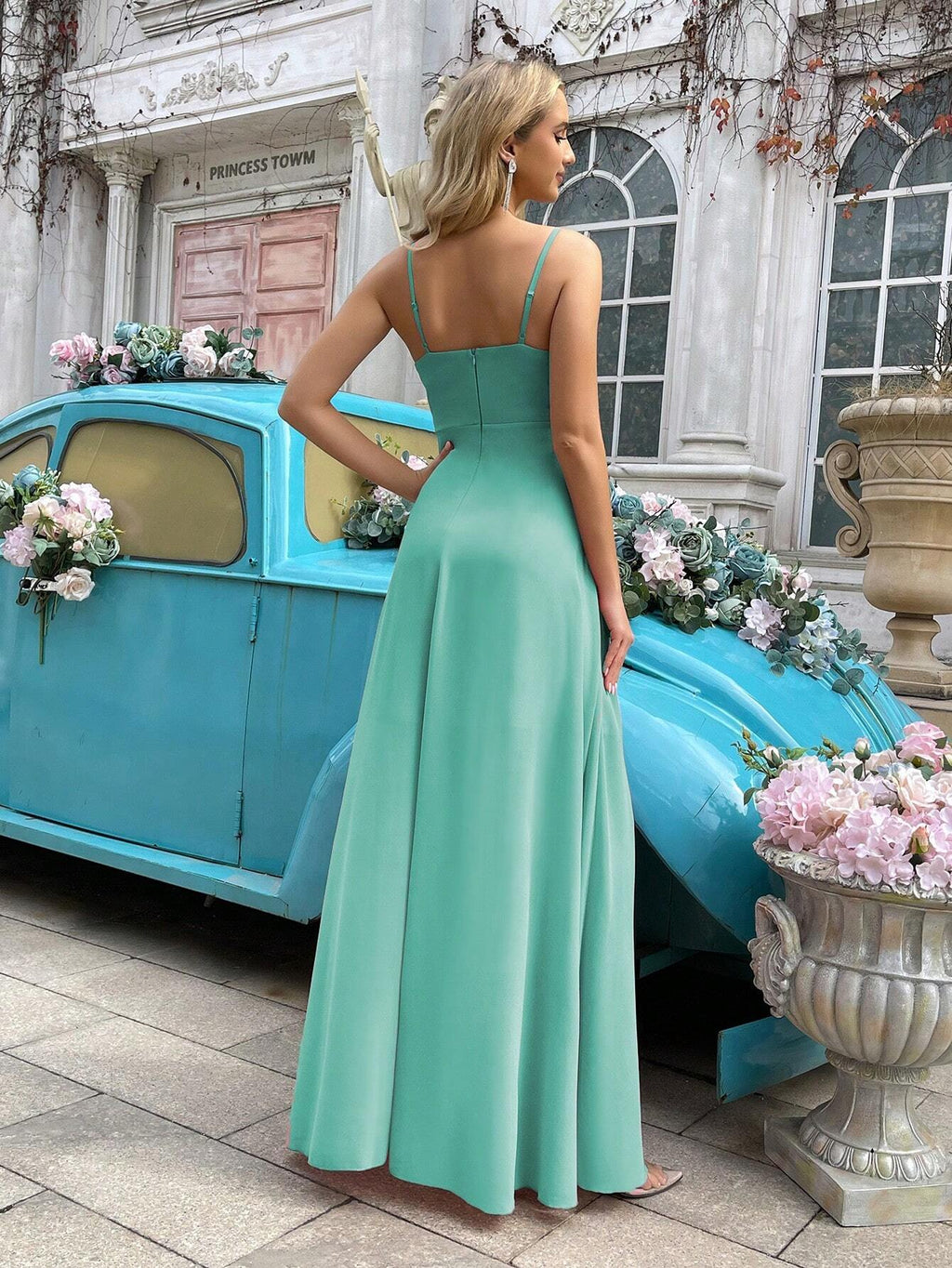 Women's Formal Long A-Line Evening Dress For Wedding Guest, Bridesmaid, Cocktail Party, Graduation, Elegant - image 12