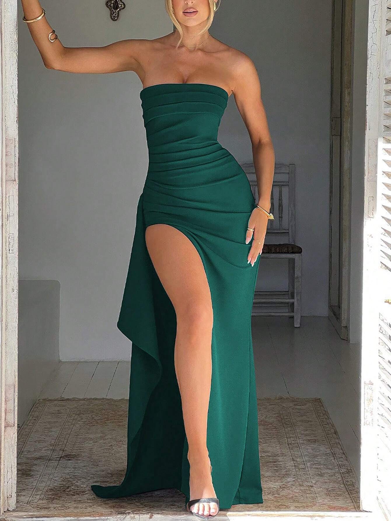 Elegant Backless Chic Wedding Birthday Club Party Dress Sexy Summer Dress For Women - image 11