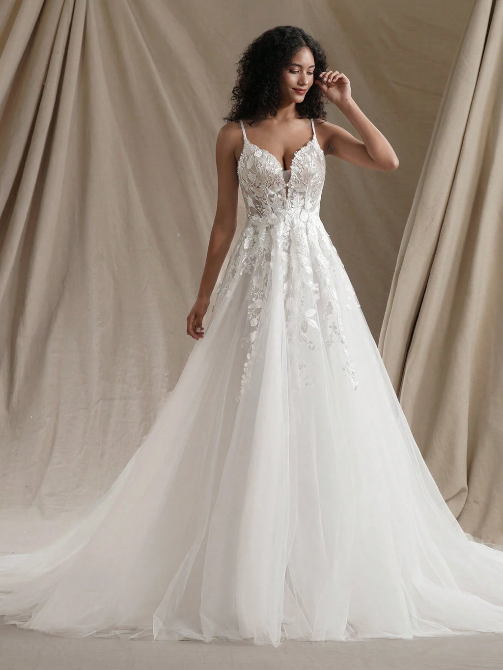 Women's Floral Embroidered Mesh Maxi Elegant Bridesmaid Dress Wedding Bridal Dress Spring