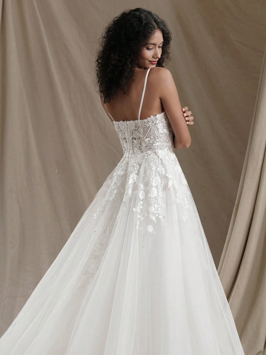 Women's Floral Embroidered Mesh Maxi Elegant Bridesmaid Dress Wedding Bridal Dress Spring - image 3