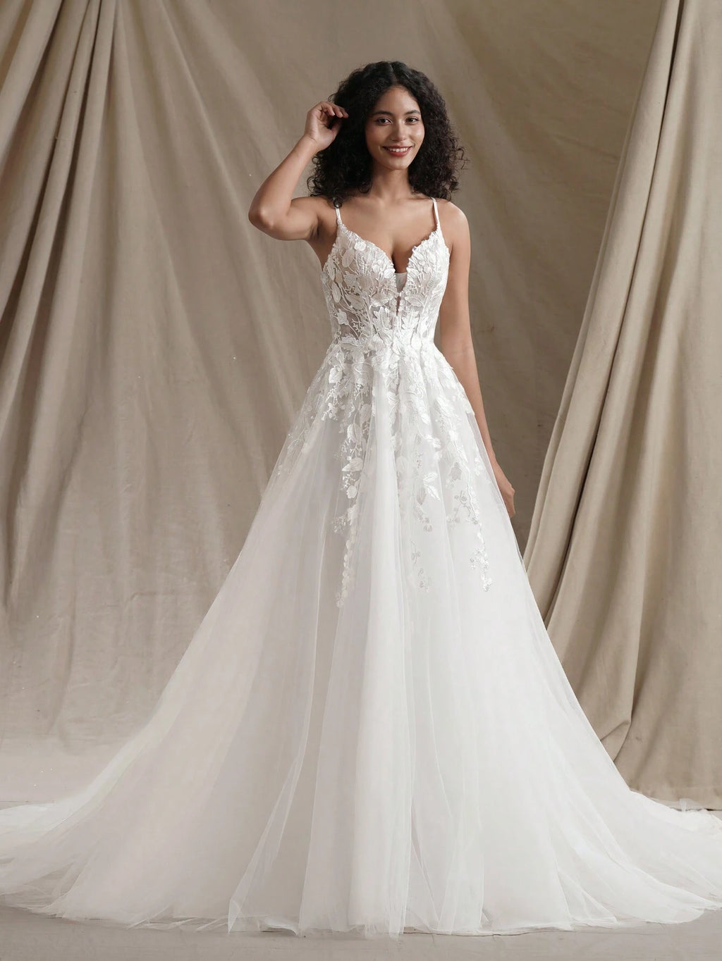 Women's Floral Embroidered Mesh Maxi Elegant Bridesmaid Dress Wedding Bridal Dress Spring - image 4