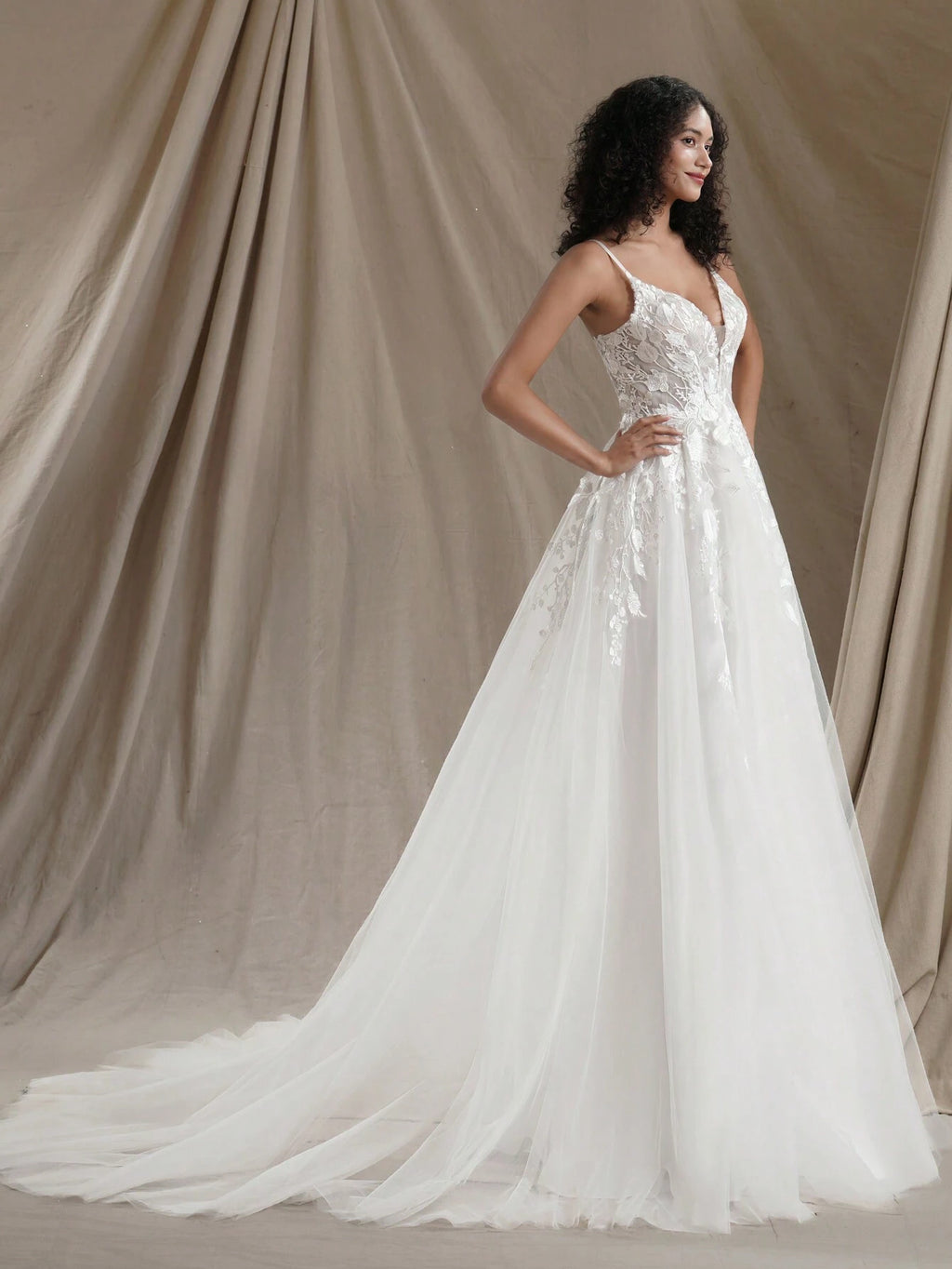 Women's Floral Embroidered Mesh Maxi Elegant Bridesmaid Dress Wedding Bridal Dress Spring - image 5