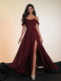 Smilprince Luxury Premium Long Formal Dress, Bridesmaid Dress Wedding Spring