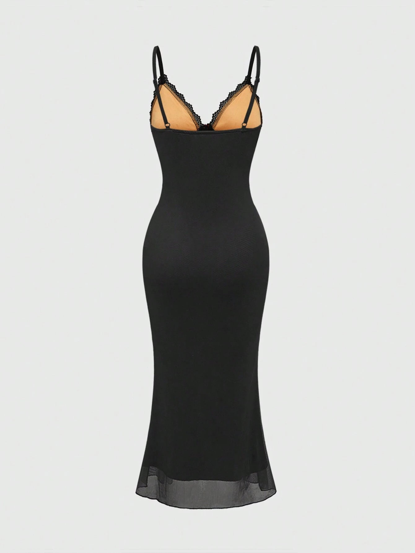 Fairycore Spring/Summer Women's Vintage Virgin Mary Print Mesh Dress, For New Year - image 3