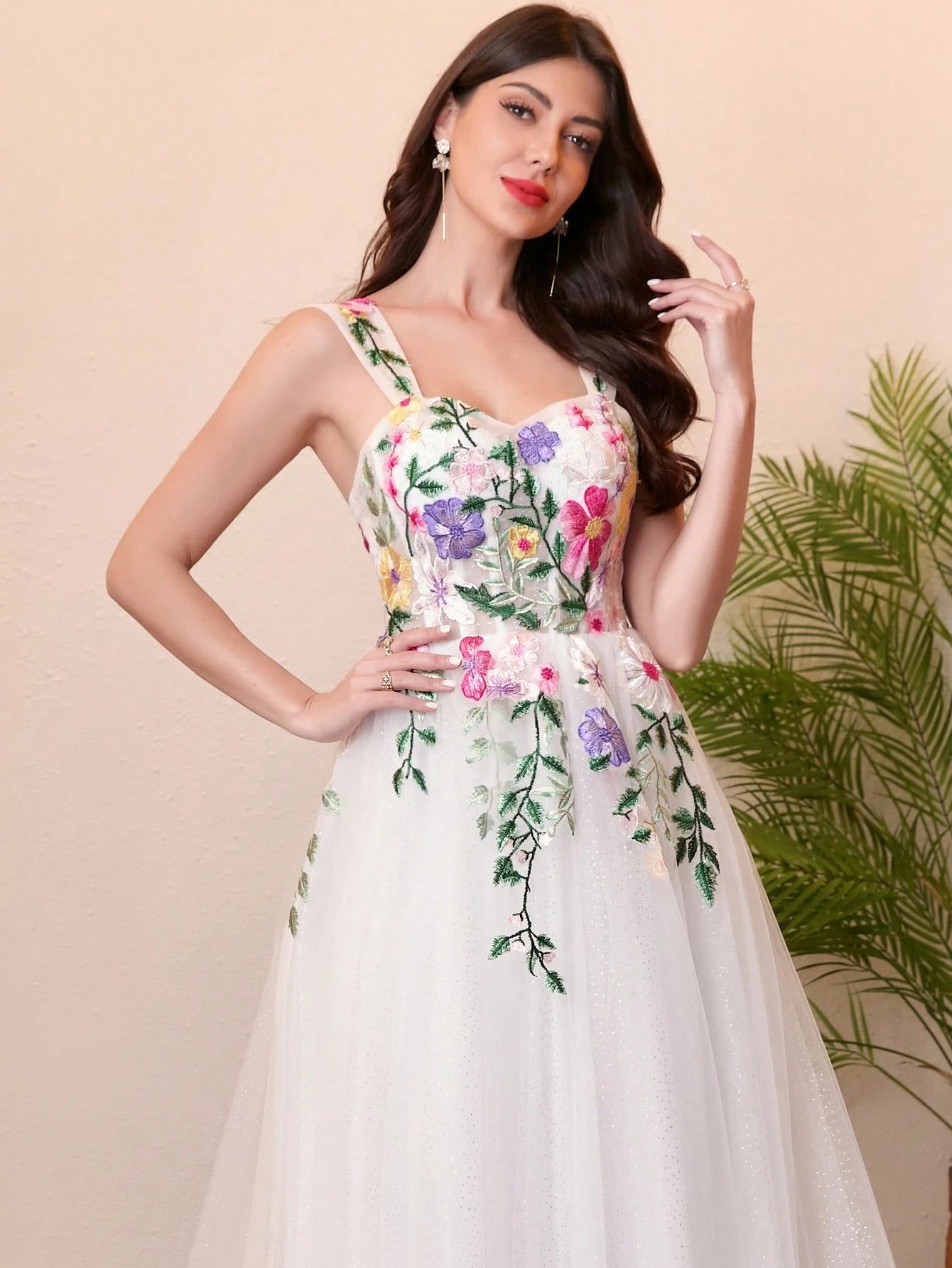 2026 New Bride Floral Wedding Dress, Princess Sweetheart Neckline Wedding Gown, Lace Trailing Graduation - image 4