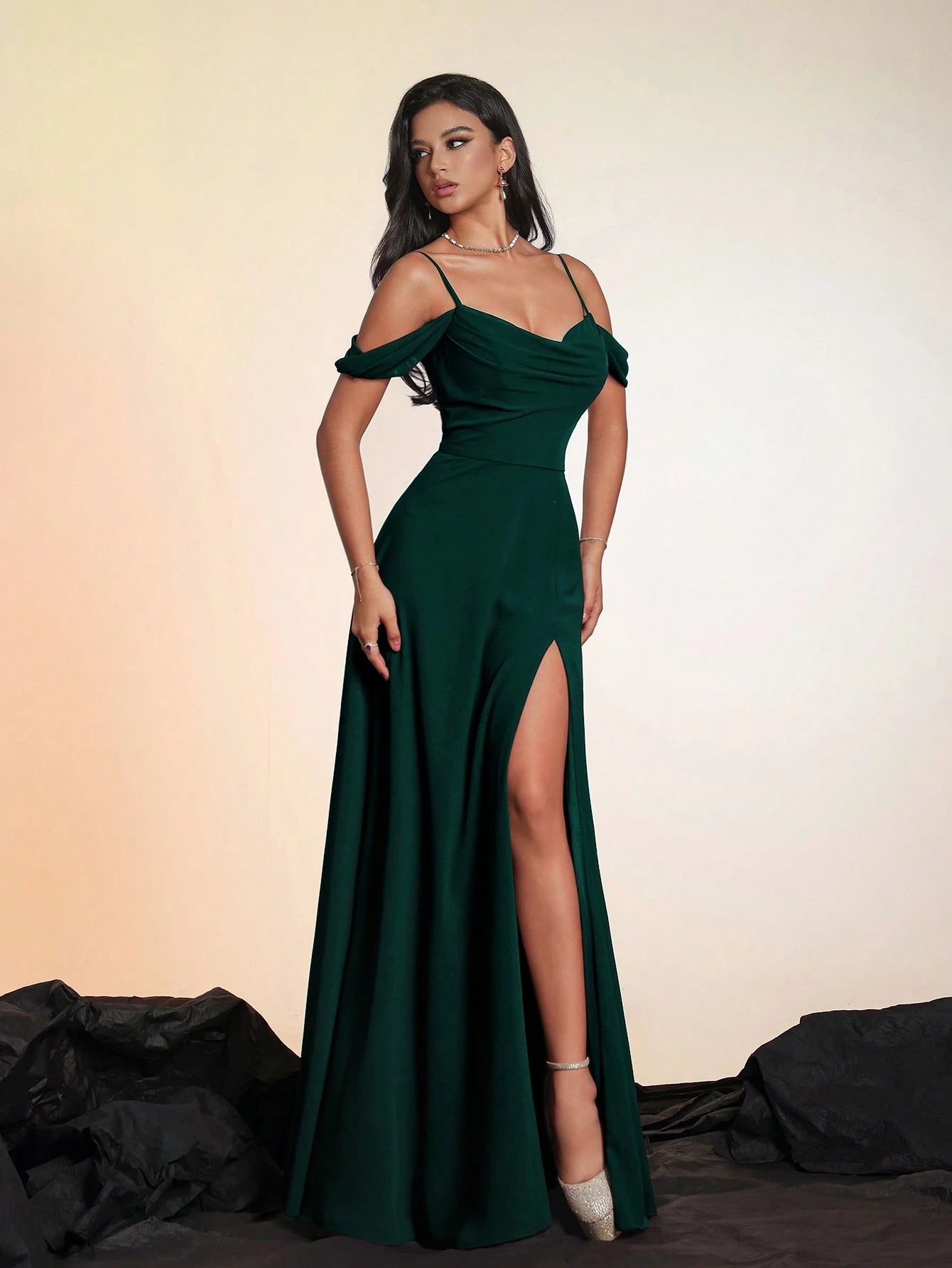 Smilprince Luxury Premium Long Formal Dress, Bridesmaid Dress Wedding Spring - image 17