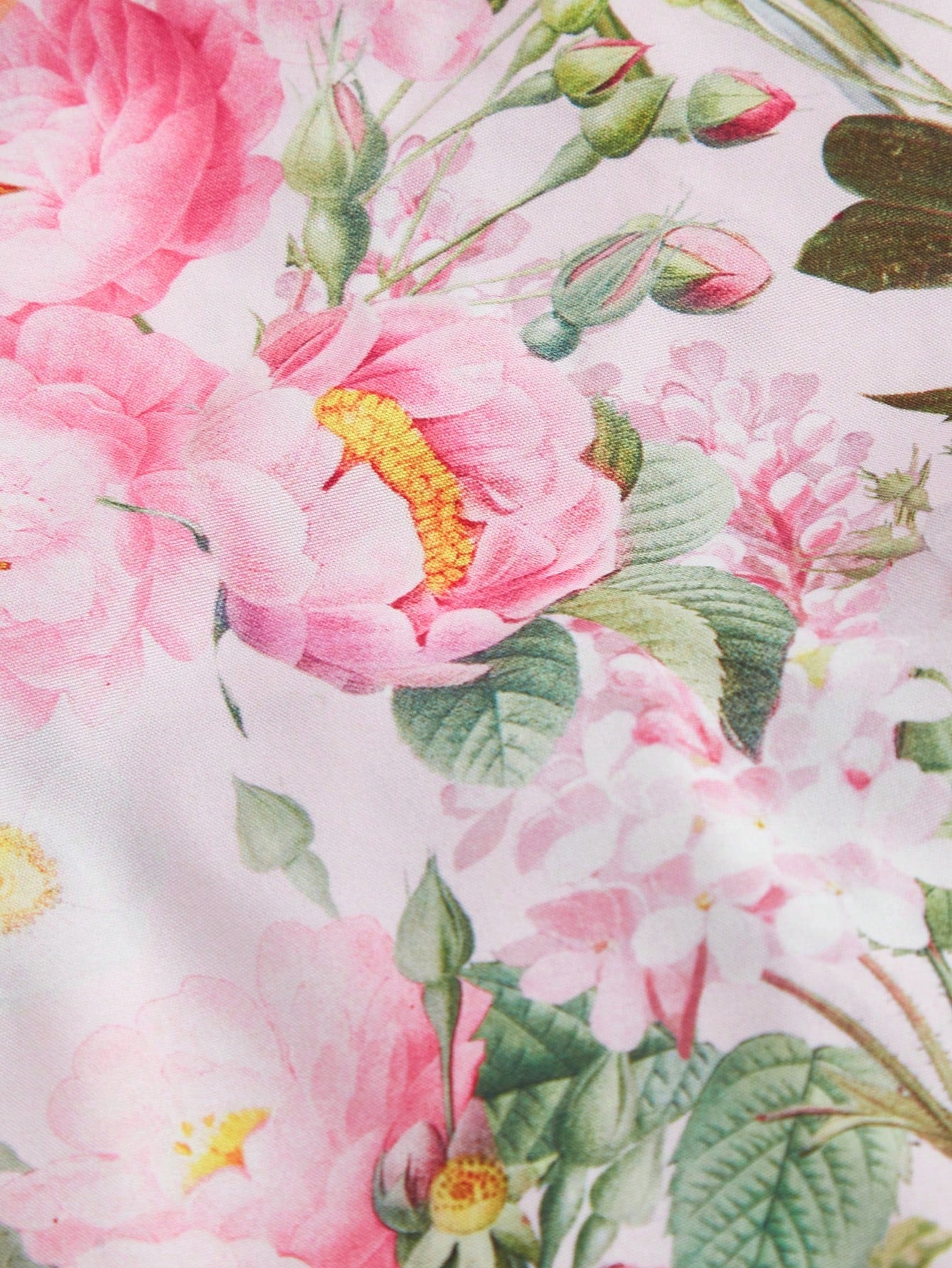 MOD Women's Romantic Floral Print Halter Mid-Length Dress Vintage, Wedding Guest Dress - image 17