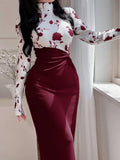 Feyla Elegant Slim-Fit Women Long Dress, Minimalist & Fashionable For