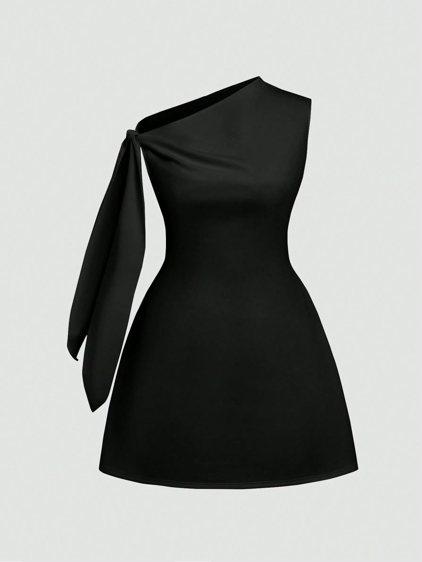 Women's Elegant Solid Color Tie-Shoulder Sleeveless Minimalist Short