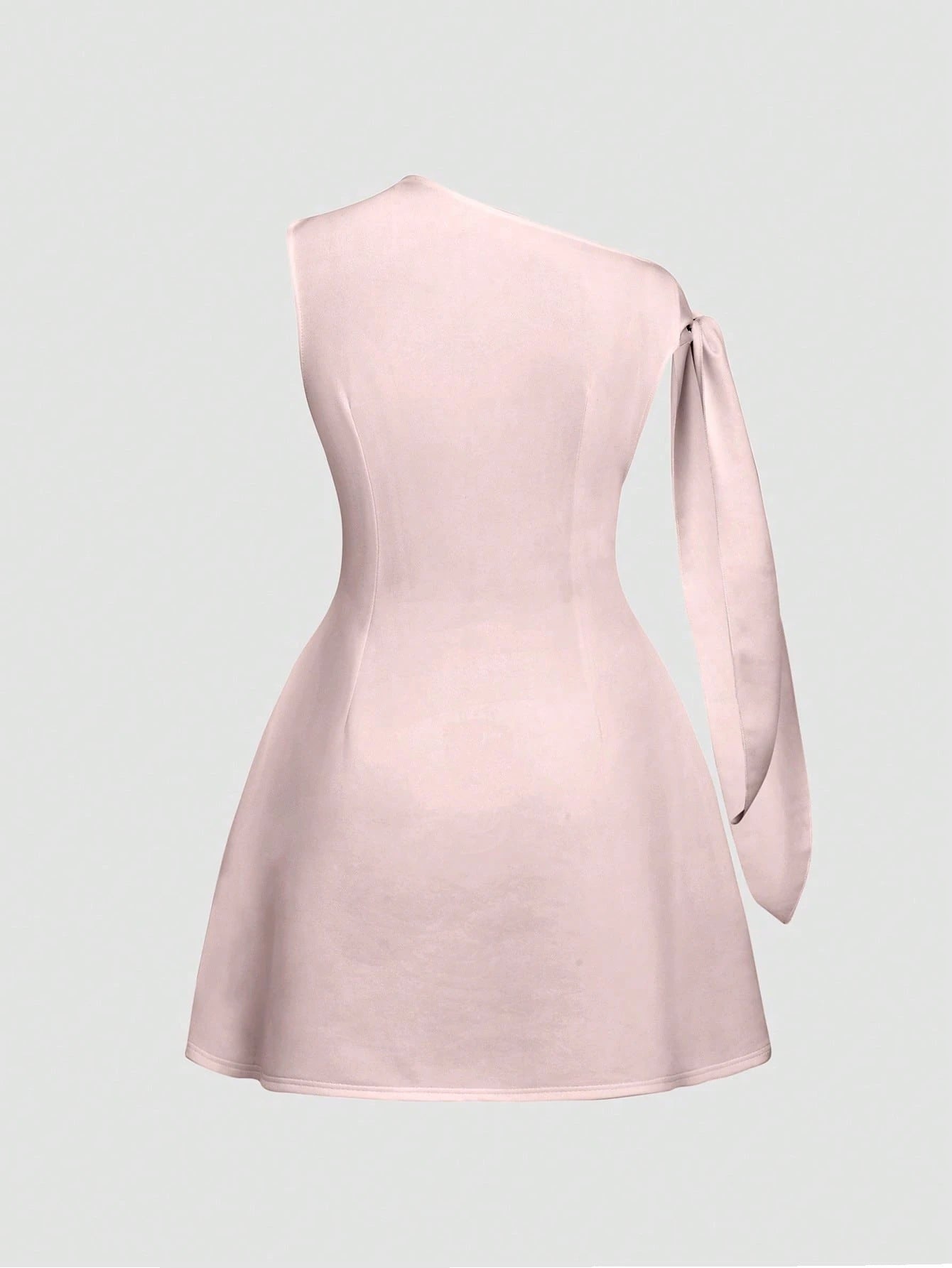 Women's Elegant Solid Color Tie-Shoulder Sleeveless Minimalist Short