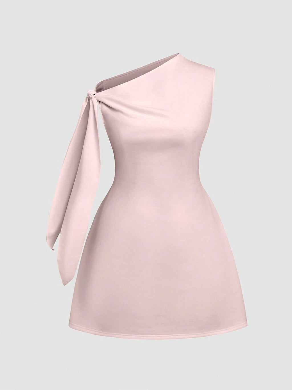 Women's Elegant Solid Color Tie-Shoulder Sleeveless Minimalist Short
