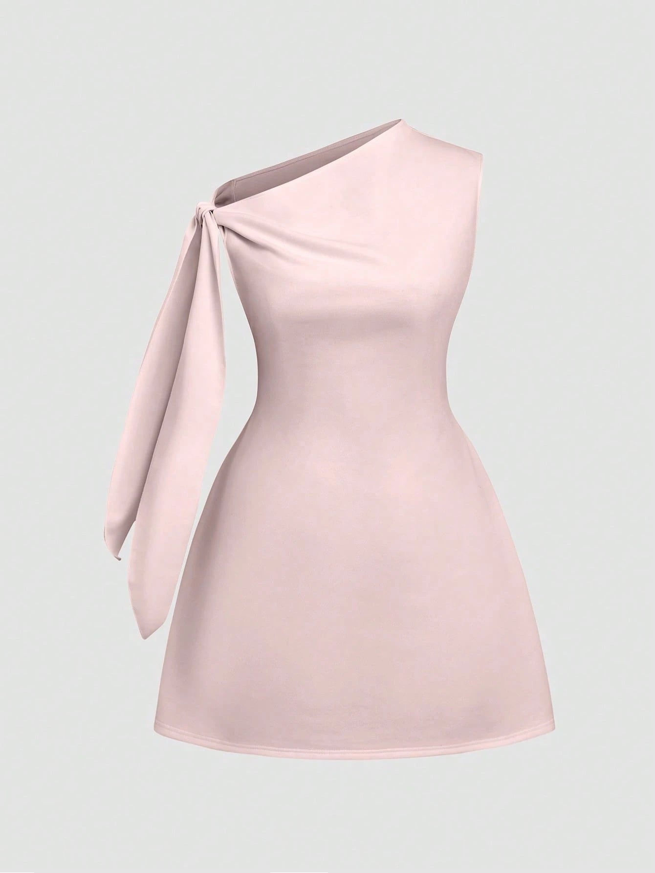 Women's Elegant Solid Color Tie-Shoulder Sleeveless Minimalist Short