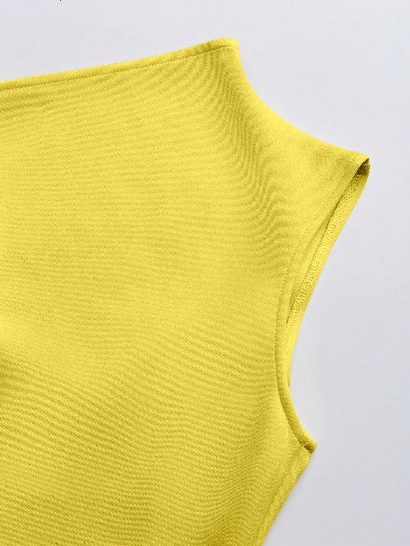 Women's Elegant Solid Color Tie-Shoulder Sleeveless Minimalist Short