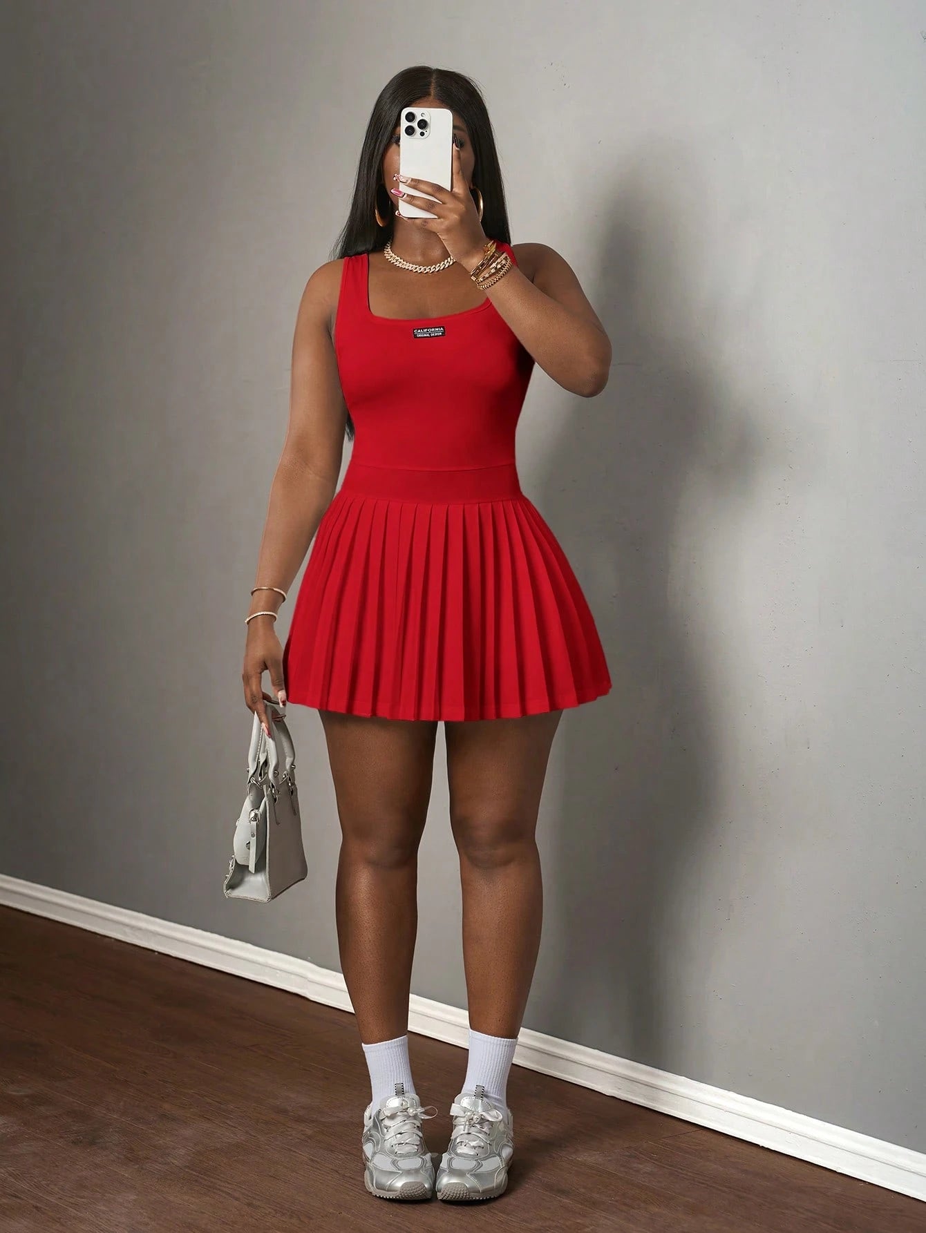 Slaydiva Magenta Summer Cute City Break Women's Knitted Mini