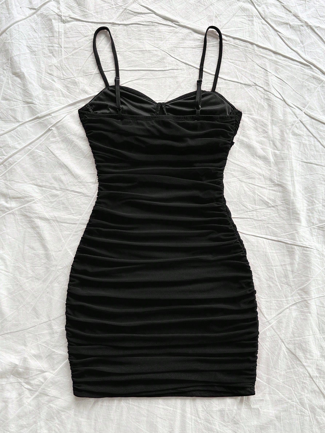 Soleia Vacation Ditsy Floral Ruched Strap Mini Dress, Suitable For Wearing Undergarment Or Outerwear Summer - image 20