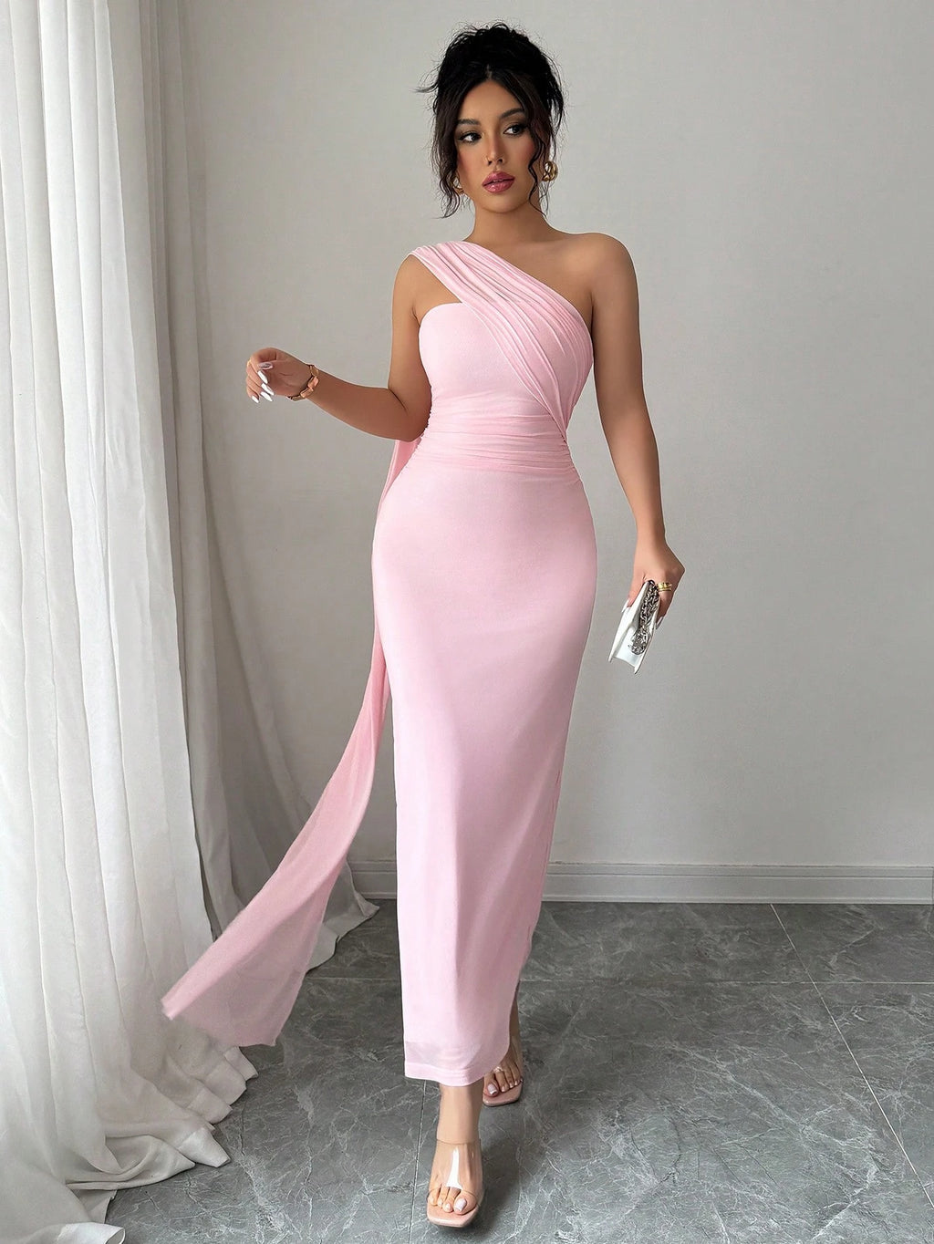 Elenzga Women's Elegant Party Dress, Sleeveless Backless Fitted Dress, Suitable For Spring/Summer - image 8