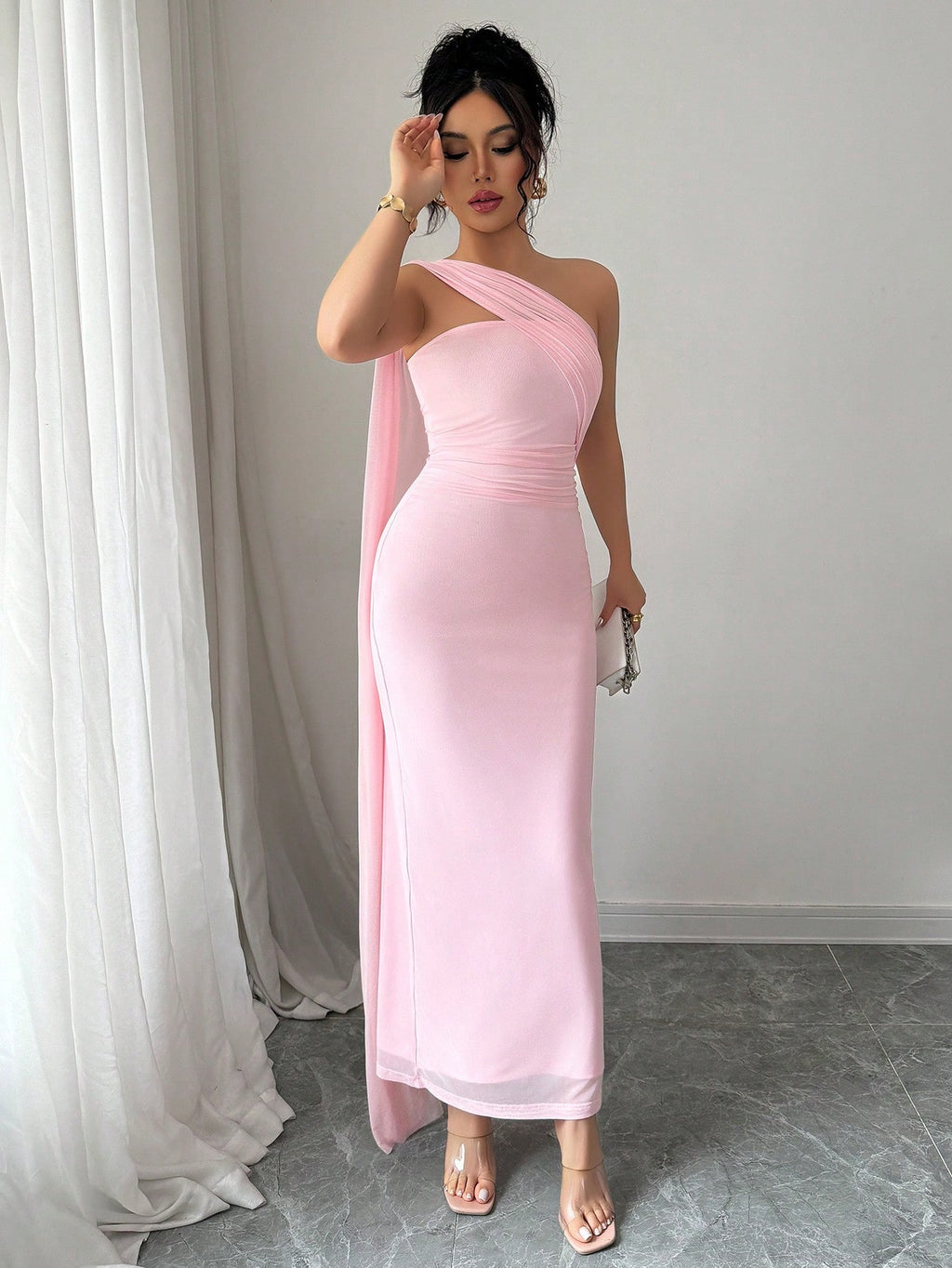 Elenzga Women's Elegant Party Dress, Sleeveless Backless Fitted Dress, Suitable For Spring/Summer - image 9