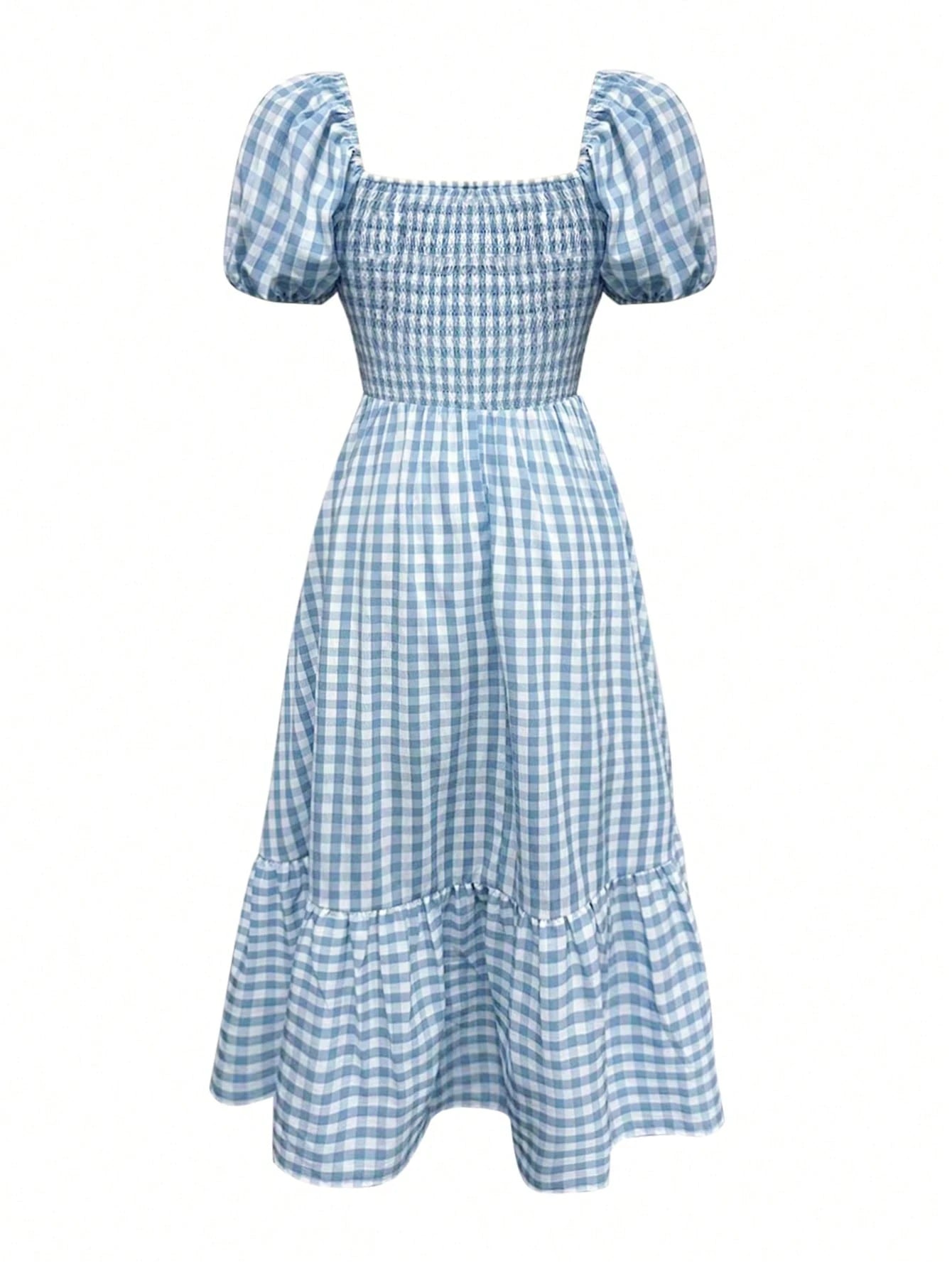 2026 Autumn Women's Plaid Elegant Bohemian Casual Elegant Outing Date