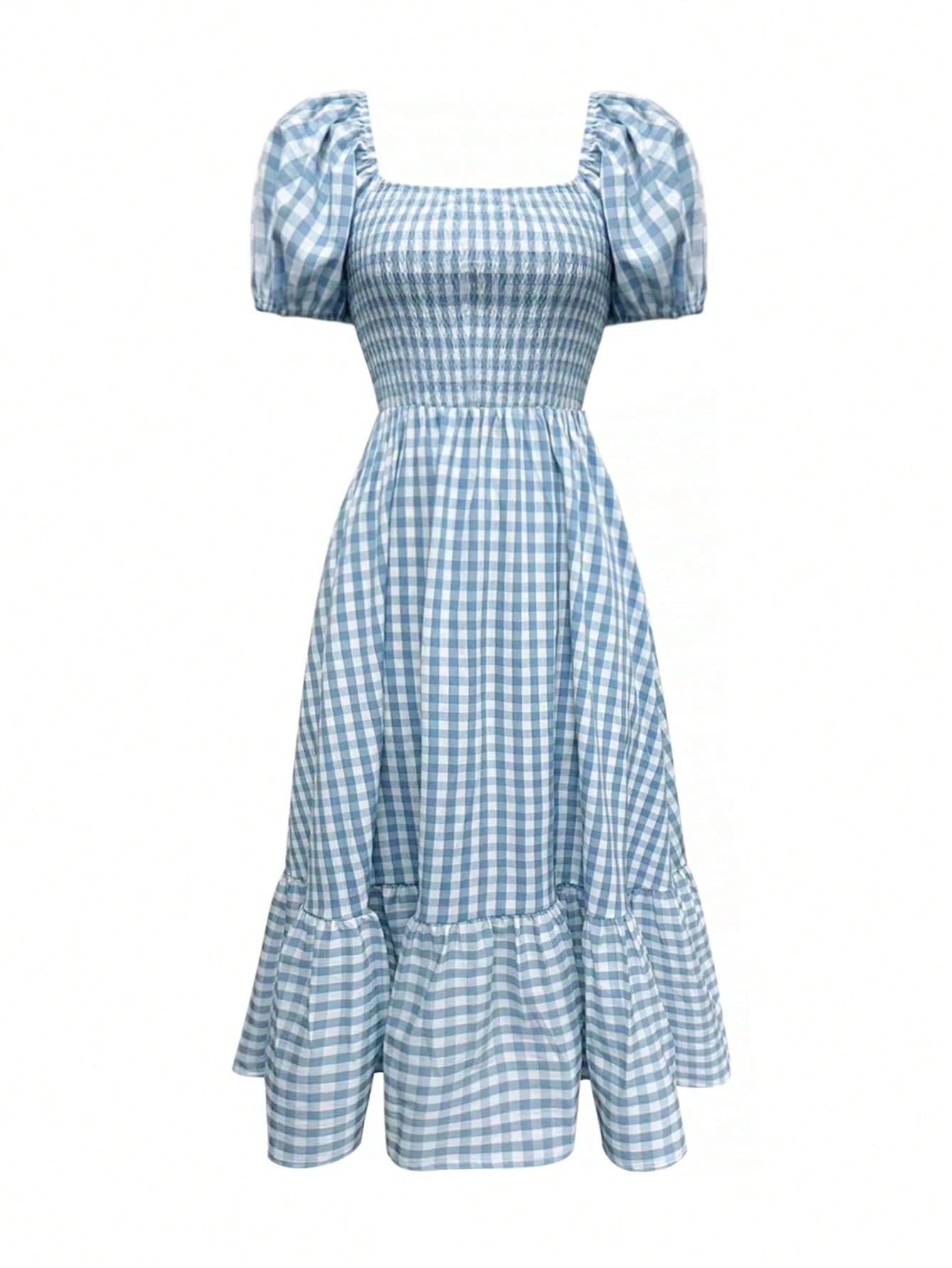 2026 Autumn Women's Plaid Elegant Bohemian Casual Elegant Outing Date