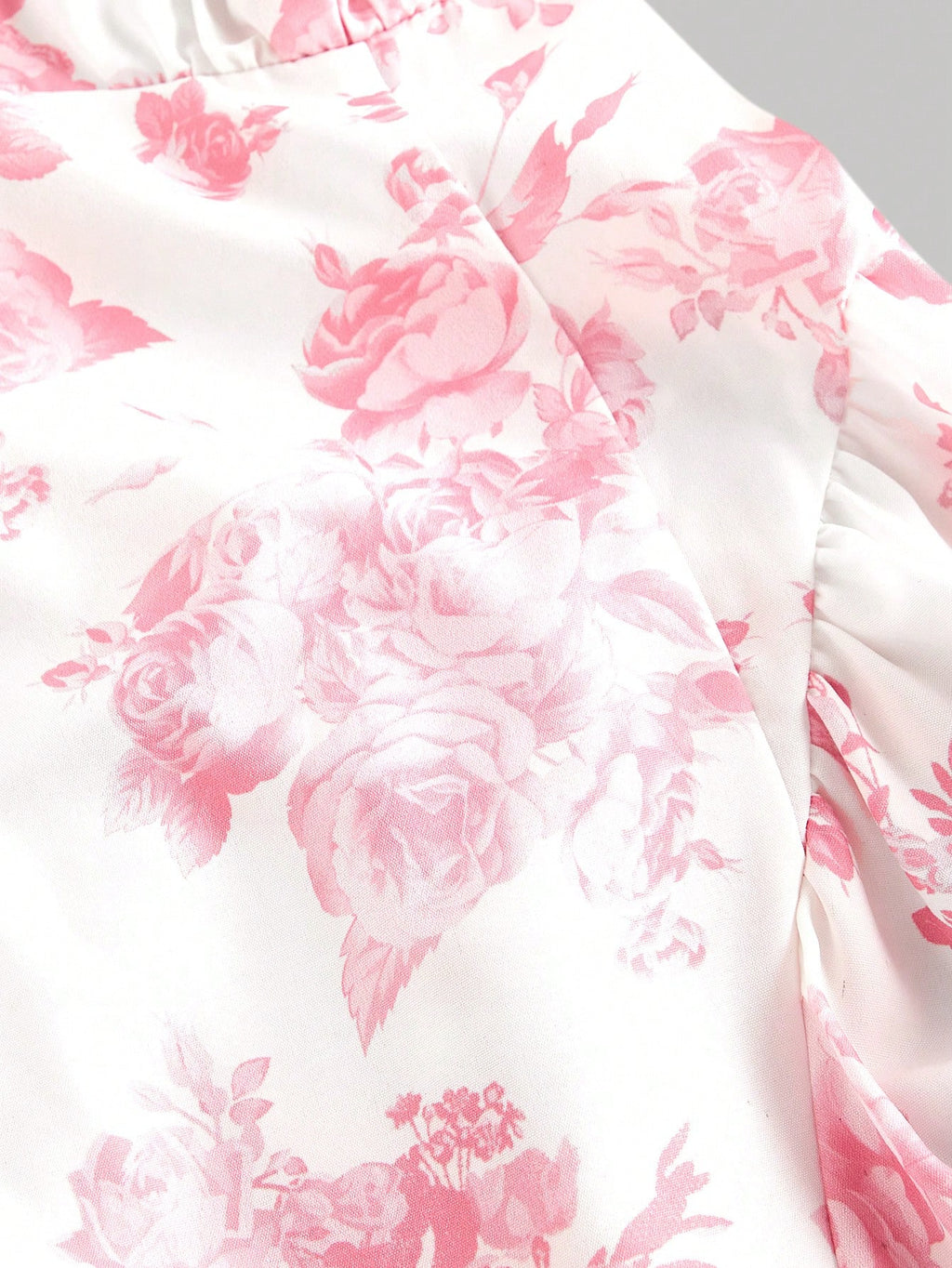 MOD Women's Romantic Floral Print Halter Mid-Length Dress Vintage, Wedding Guest Dress - image 20