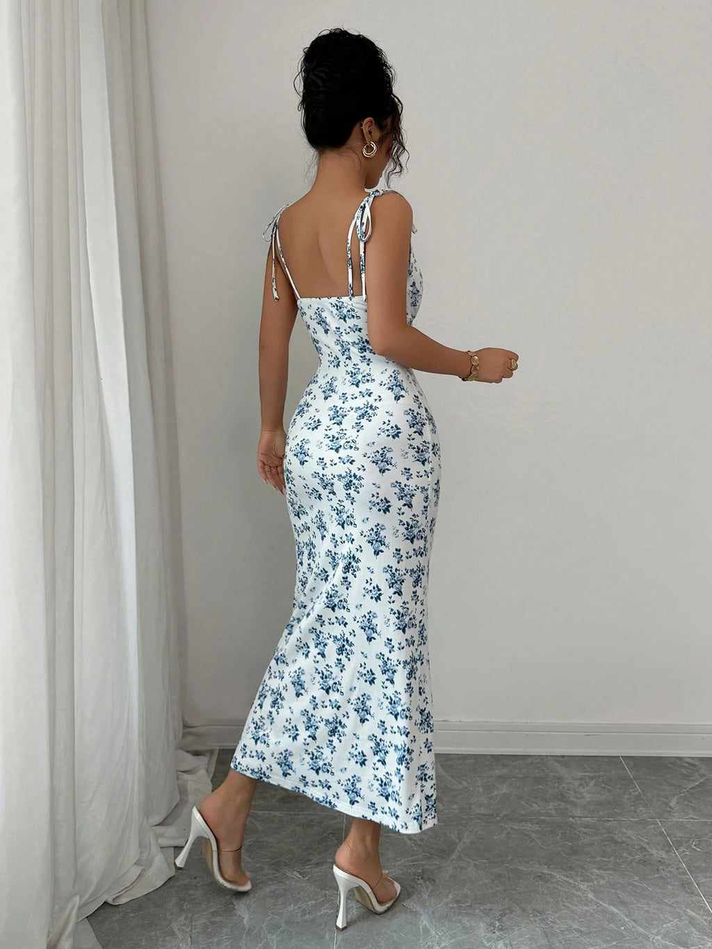 Rafferiza Women Ditsy Floral Strappy Elegant Dress - image 9