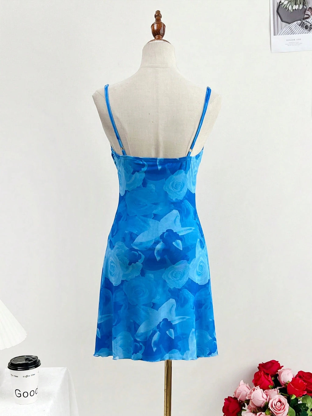 There Are Beachwear, And Buscar. Floral Fitted Dress, Camisole Slip
