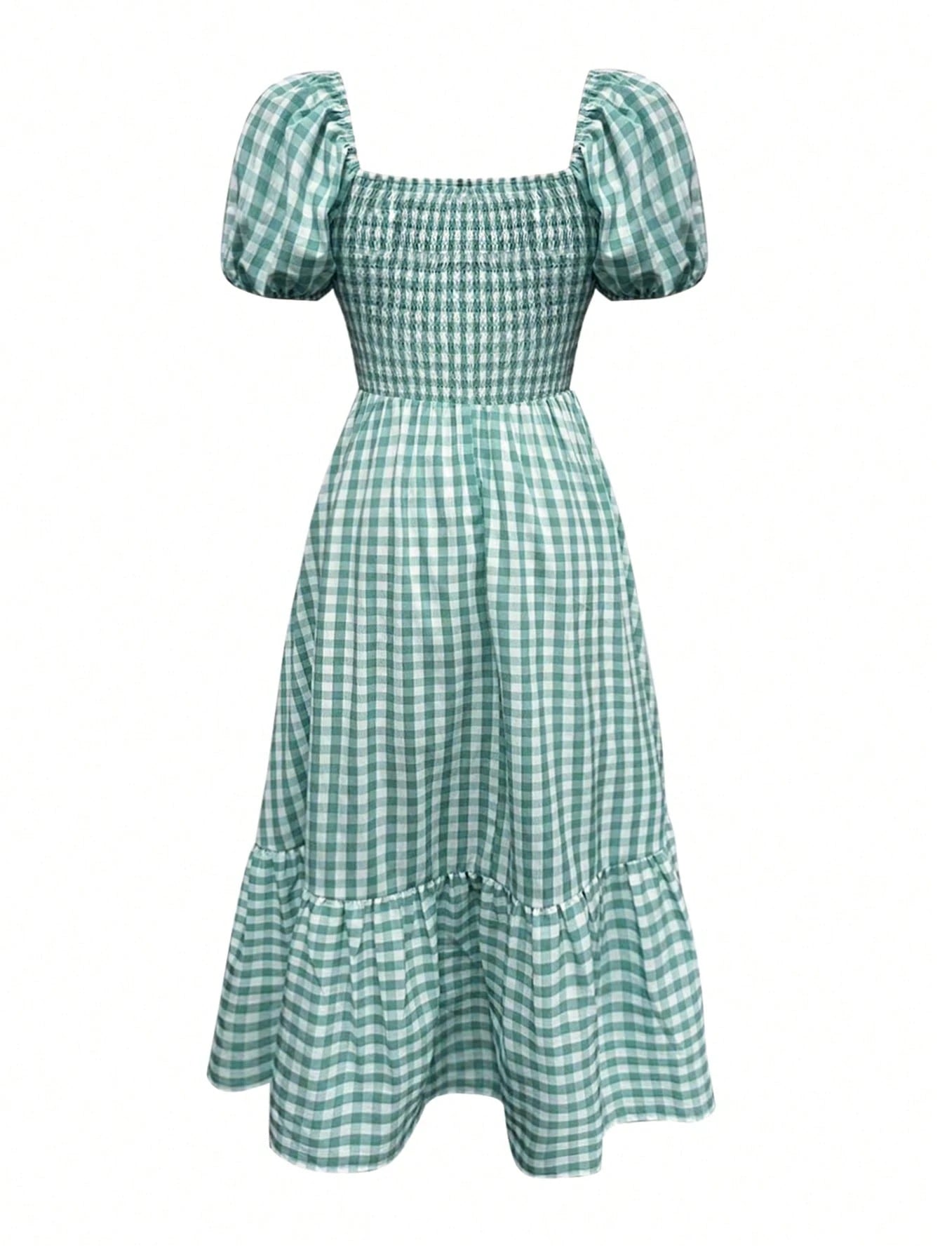 2026 Autumn Women's Plaid Elegant Bohemian Casual Elegant Outing Date