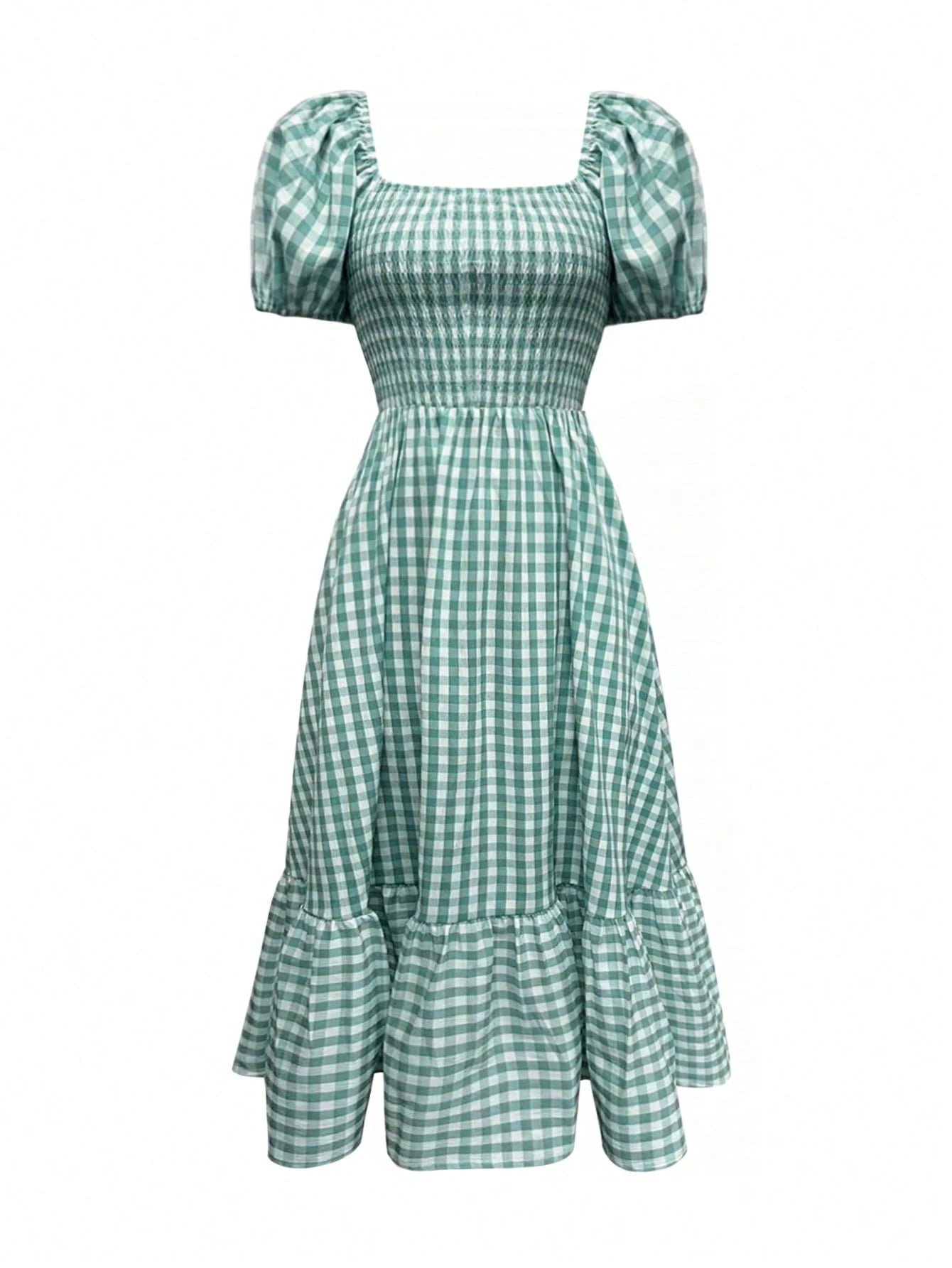 2026 Autumn Women's Plaid Elegant Bohemian Casual Elegant Outing Date