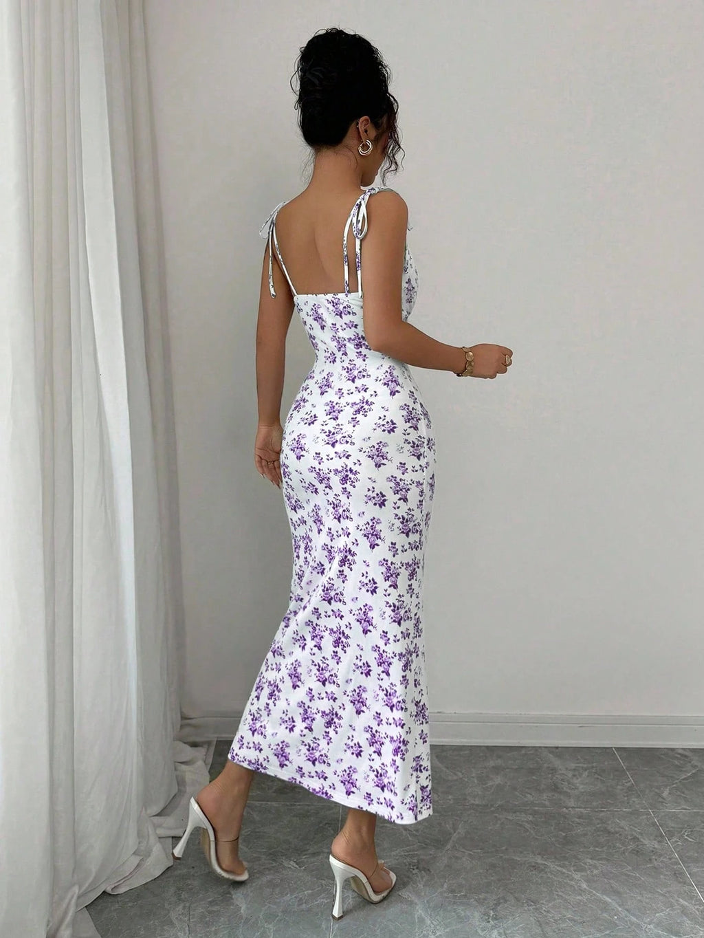 Rafferiza Women Ditsy Floral Strappy Elegant Dress - image 19