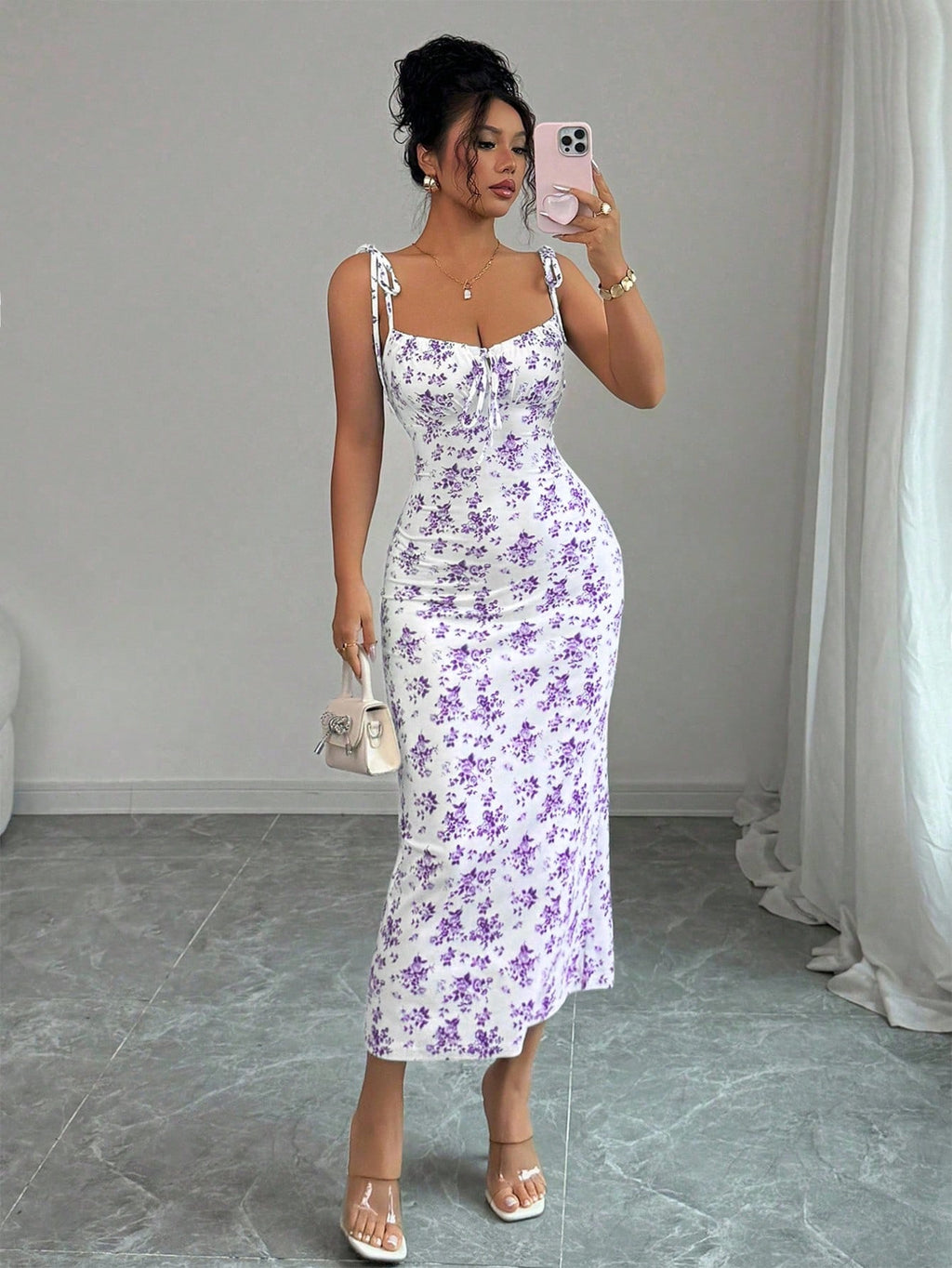 Rafferiza Women Ditsy Floral Strappy Elegant Dress - image 20