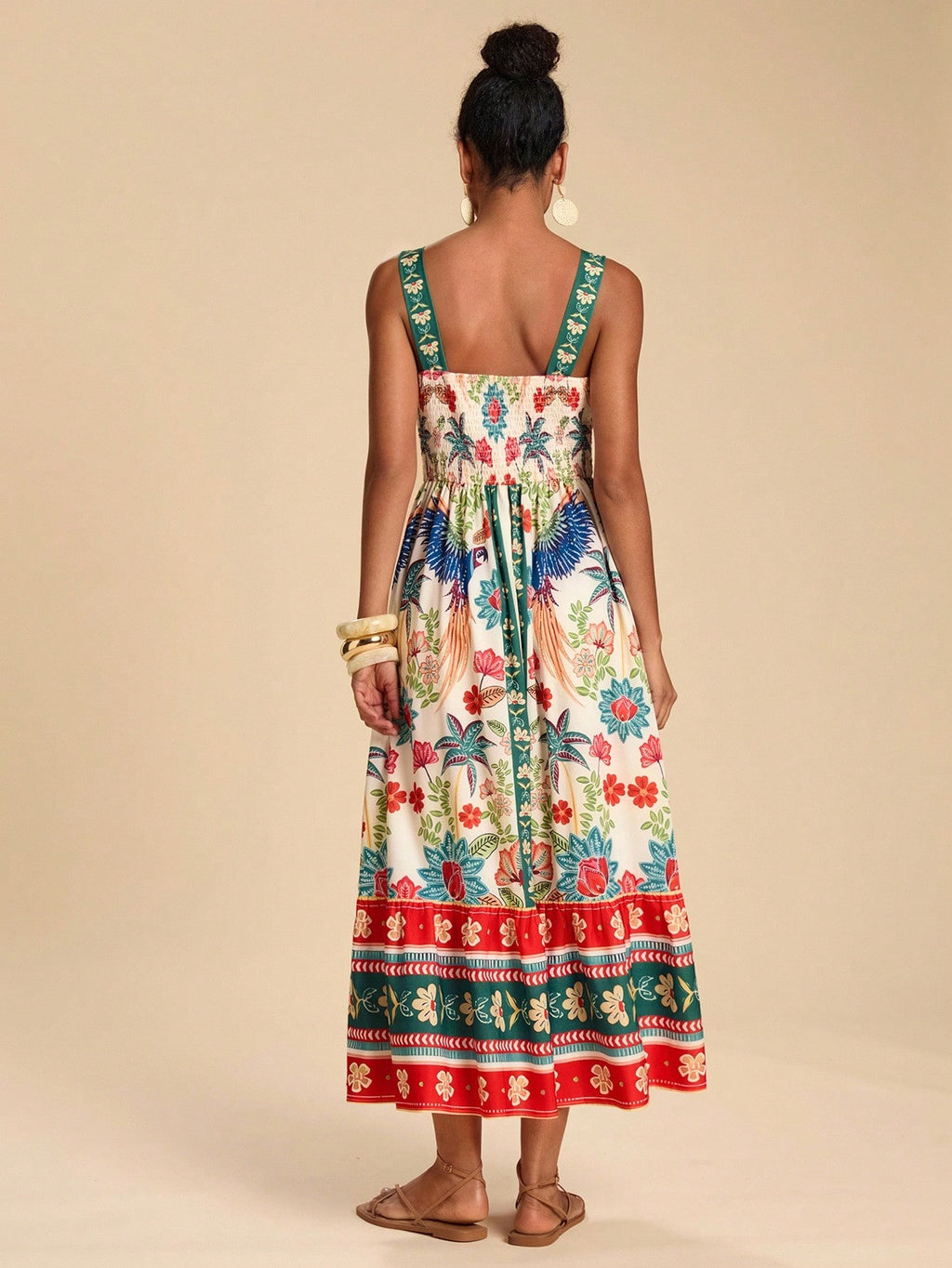 Travachic White And Blue Floral,Summer,Boho,Holiday,Tea Party,Holiday