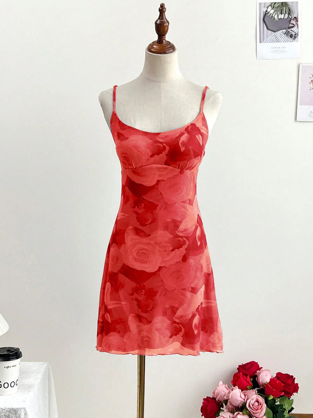 There Are Beachwear, And Buscar. Floral Fitted Dress, Camisole Slip