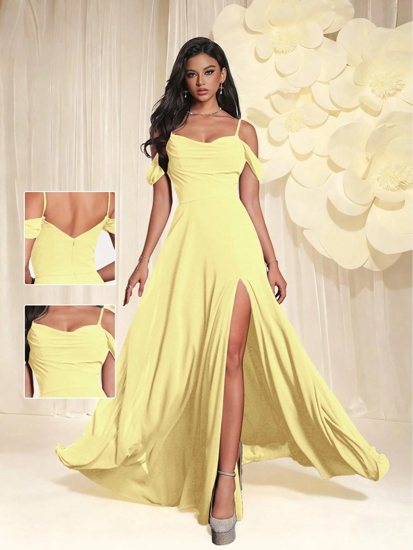 Smilprince Luxury Premium Long Formal Dress, Bridesmaid Dress Wedding