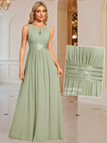 Romantic Chiffon Backless Ruffle Detail Light Blue Bridesmaid Dress, Semi-Formal Wedding Guest Dress,