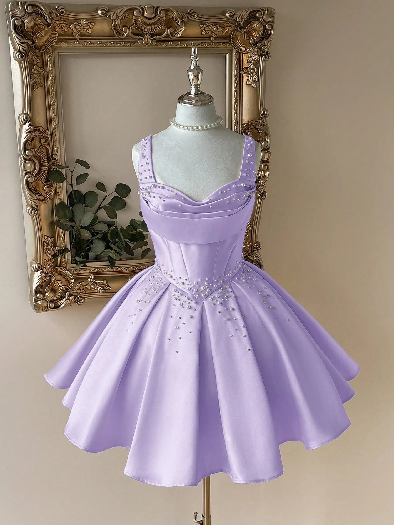 Lovelzi Purple,Summer,Elegant,Bridal Shower,Evening,Party Satin