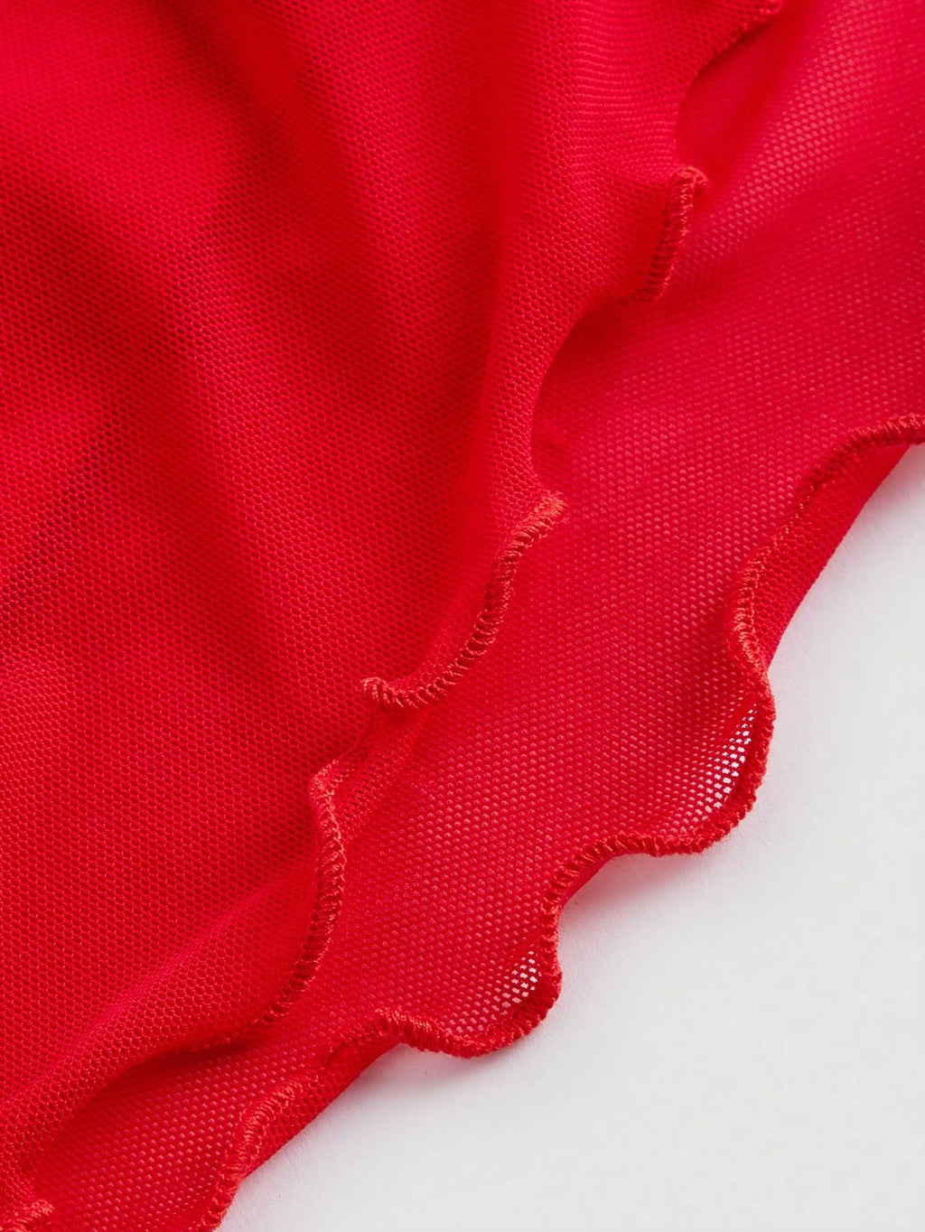 MOD Elegant Sexy Red Summer Party Night Out Date Night Dress For Women,Cowl Neck Ruched Bodycon - image 9