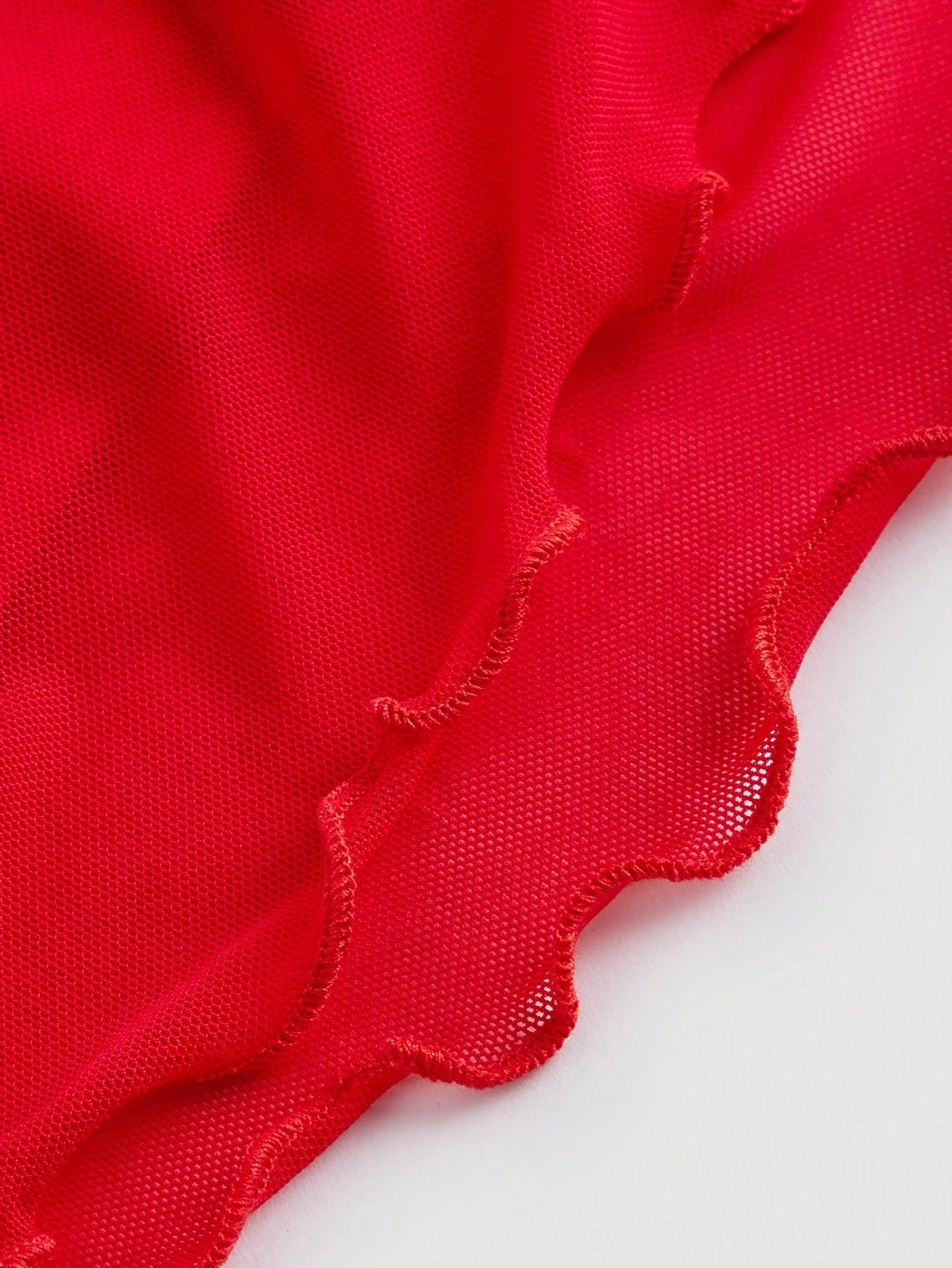 MOD Elegant Sexy Red Summer Party Night Out Date Night Dress For Women,Cowl Neck Ruched Bodycon - image 9