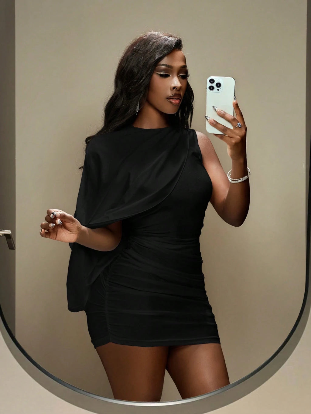 Slaydiva Fashion Lady Celebrity Elegant Party Birthday Bar Nightclub Dating Sisters Gathering One Shoulder - image 5