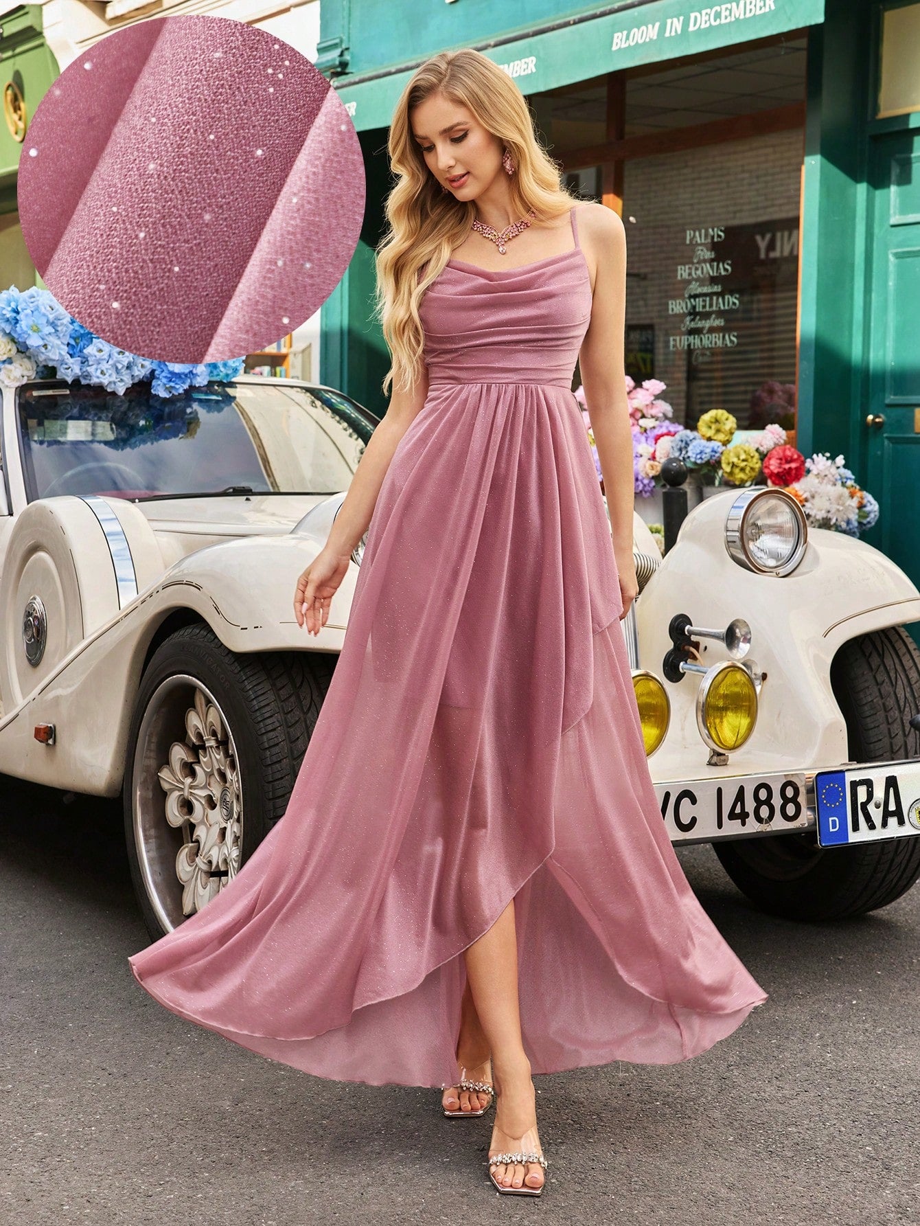 Women's Formal Long A-Line Evening Dress For Wedding Guest,