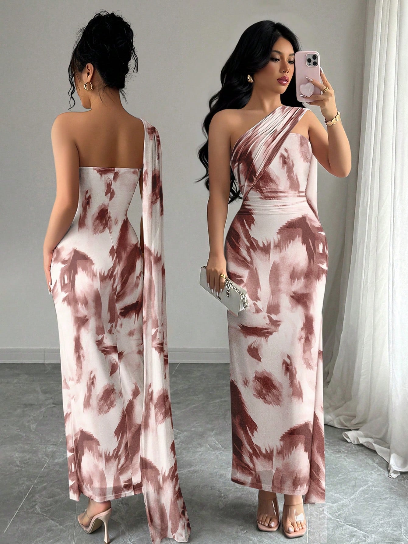 Elenzga Women's Elegant Party Dress, Sleeveless Backless Fitted Dress, Suitable For Spring/Summer - image 11