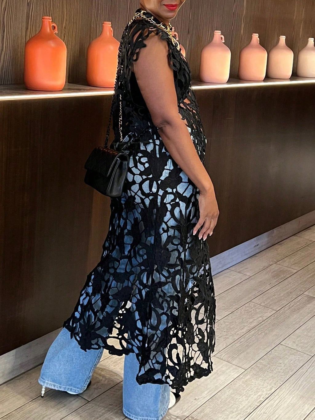 Women's Elegant Cutout Sleeveless Dress: Asymmetric Hem - For Daily, Commute, Travel & Outings - image 3