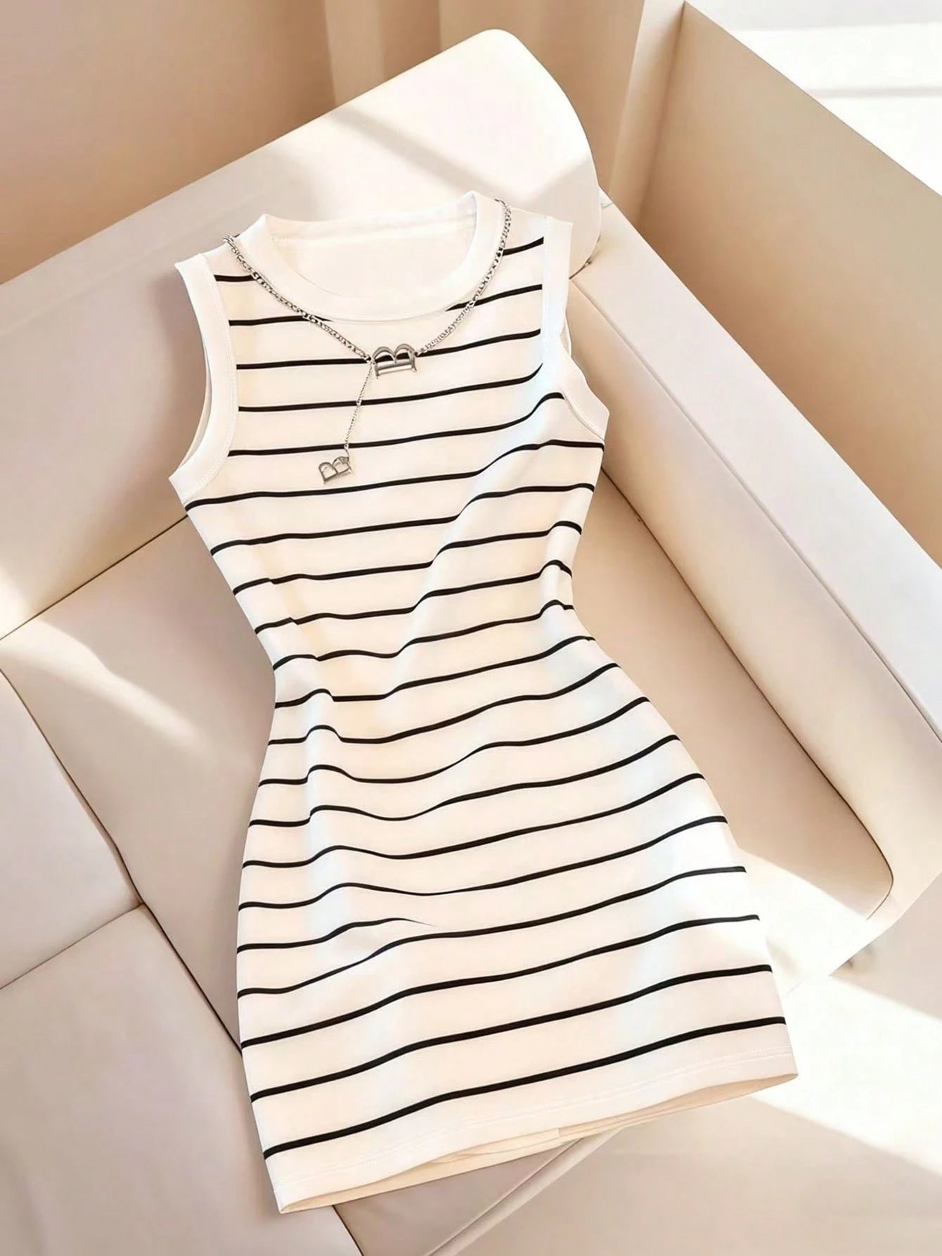 Resyla Casual Vintage Khaki & Light Color Floral Print Dress - image 5